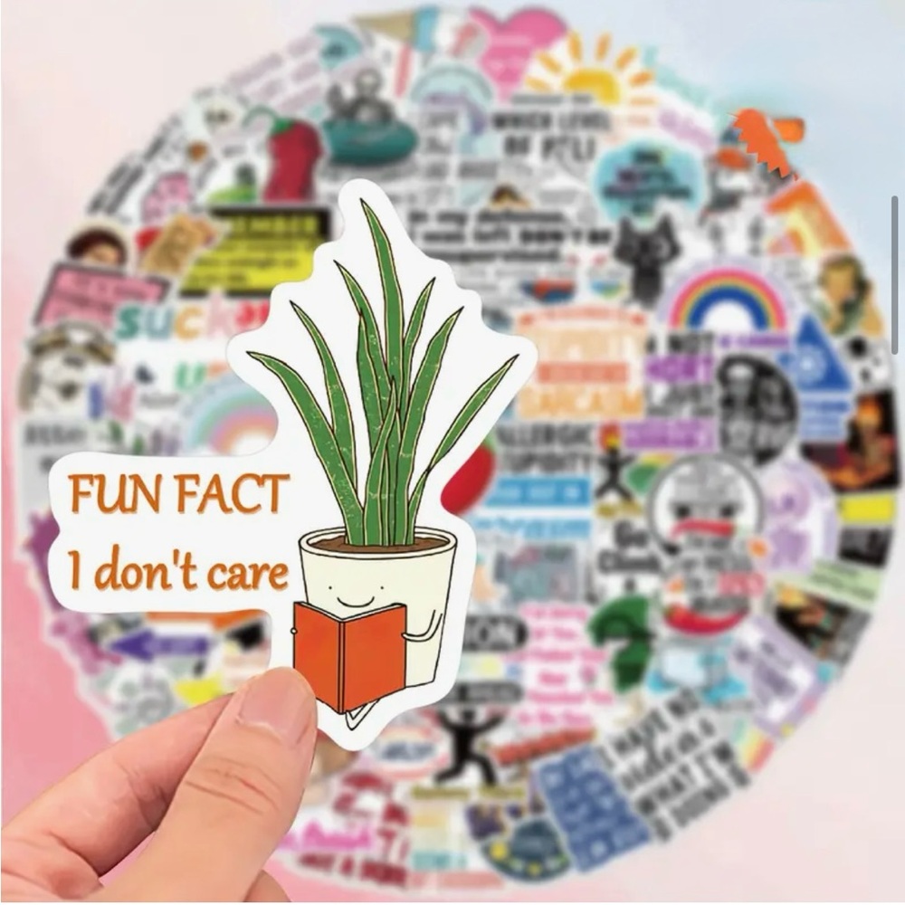 35ct Funny Stickers (assorted) - Picture 5 of 14